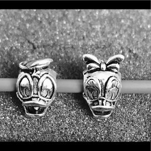 Disney’s 2 favorite ducks European bead charm 925S